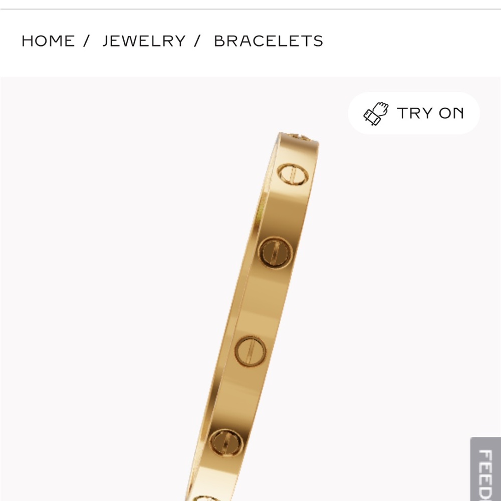 Cartier love bracelet